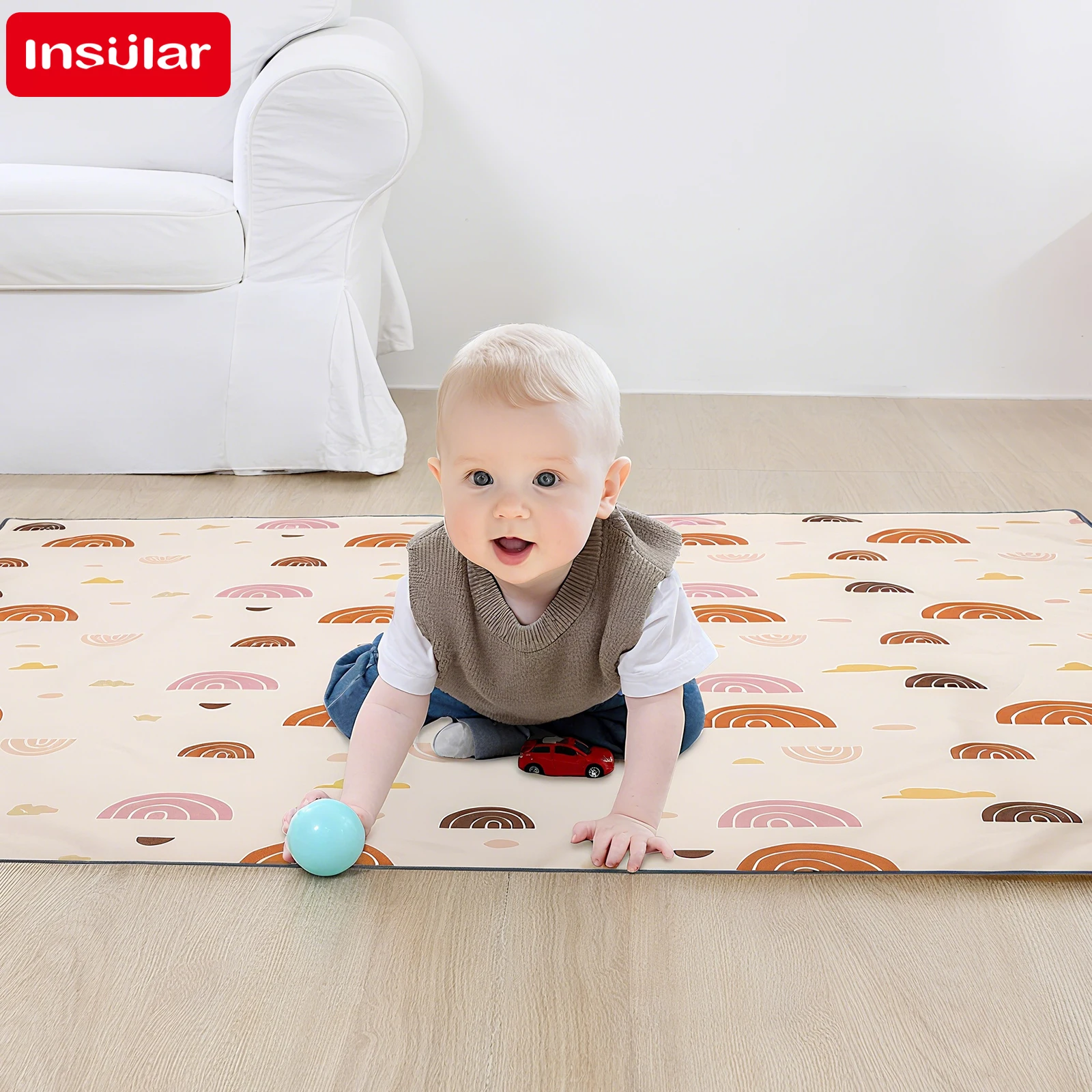 Kids Educational Mat - INSULAR Kids Educational Mattress Foldable Baby