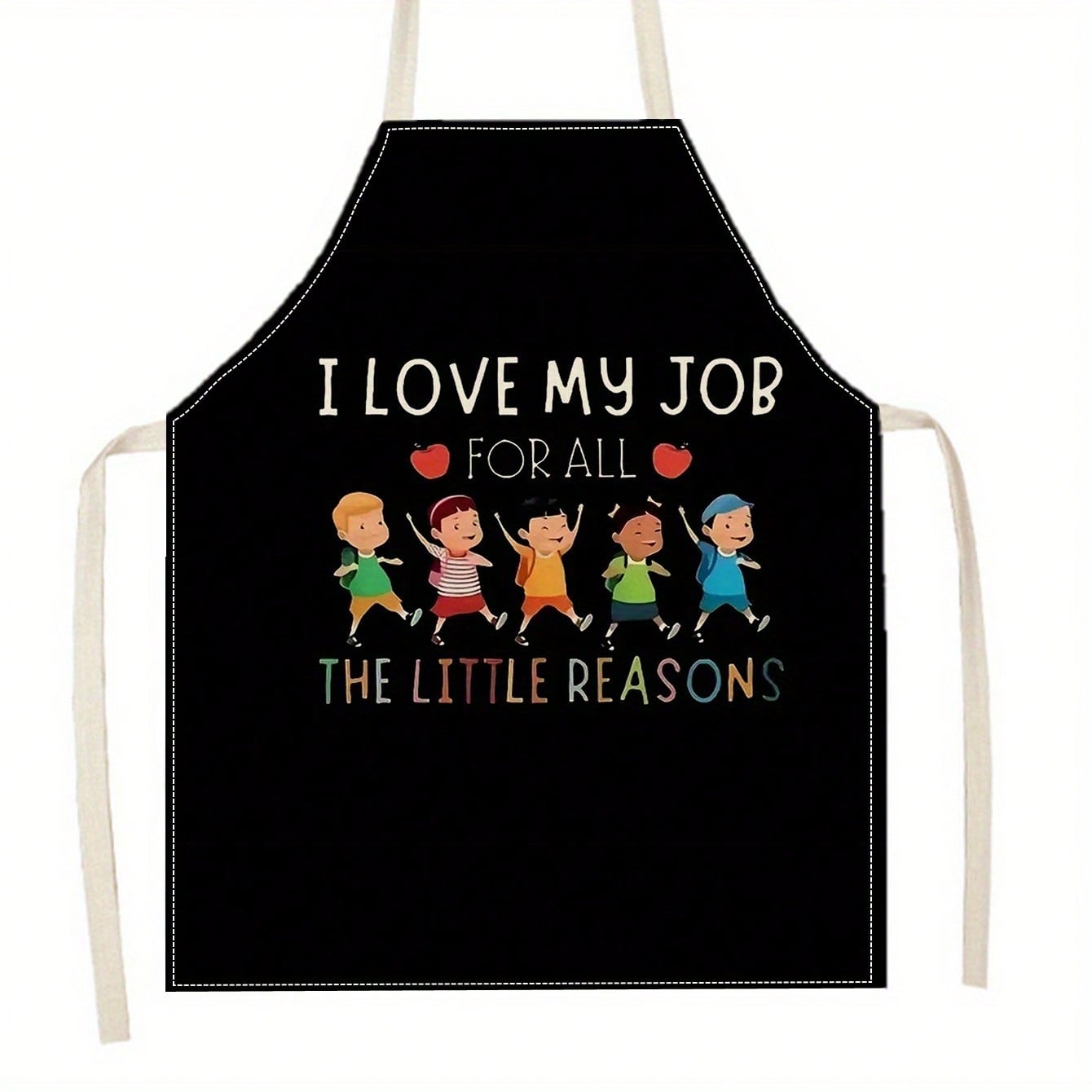 Kids Education Jobs - Teacher Apron, I Love My Job