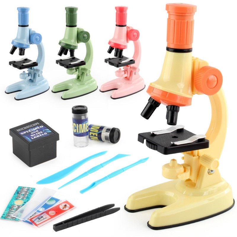 Kids Education Tools - Kids Science Microscope LED Light HD
