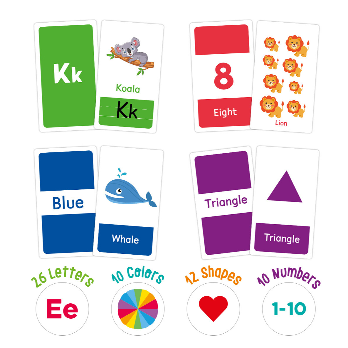 58 Pcs ABC Alphabet Flashcards - огляд і ціна Kids Education Learning