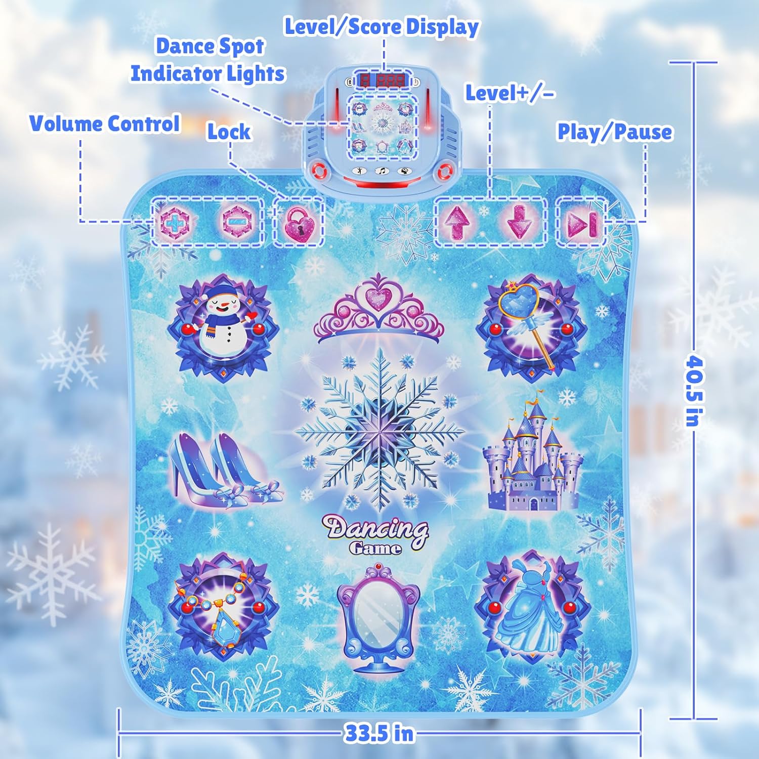 1Pc 8-key Wireless Bluetooth D - огляд і ціна Kids Educational Mat