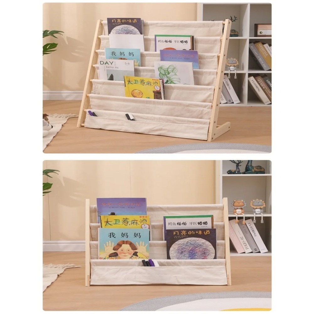 Wooden Bookshelf, Multi Layer  - огляд і ціна Montessori Shelf Toy