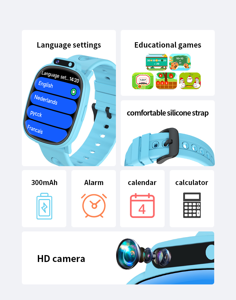 H10 New Kids Game Smartwatch W - огляд і ціна Kids Education Steps