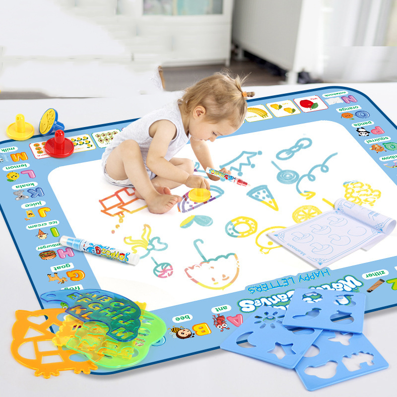 100x80CM Magic Water Drawing M - огляд і ціна Kids Educational Mat