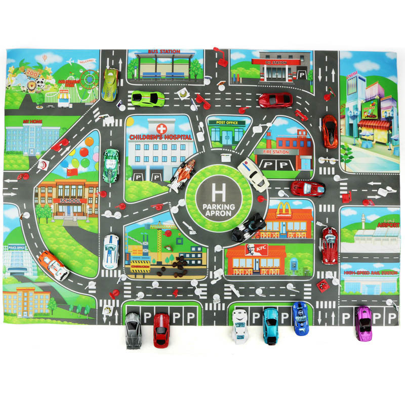 Educational Toy 130*100cm Road - огляд і ціна Kids Educational Mat