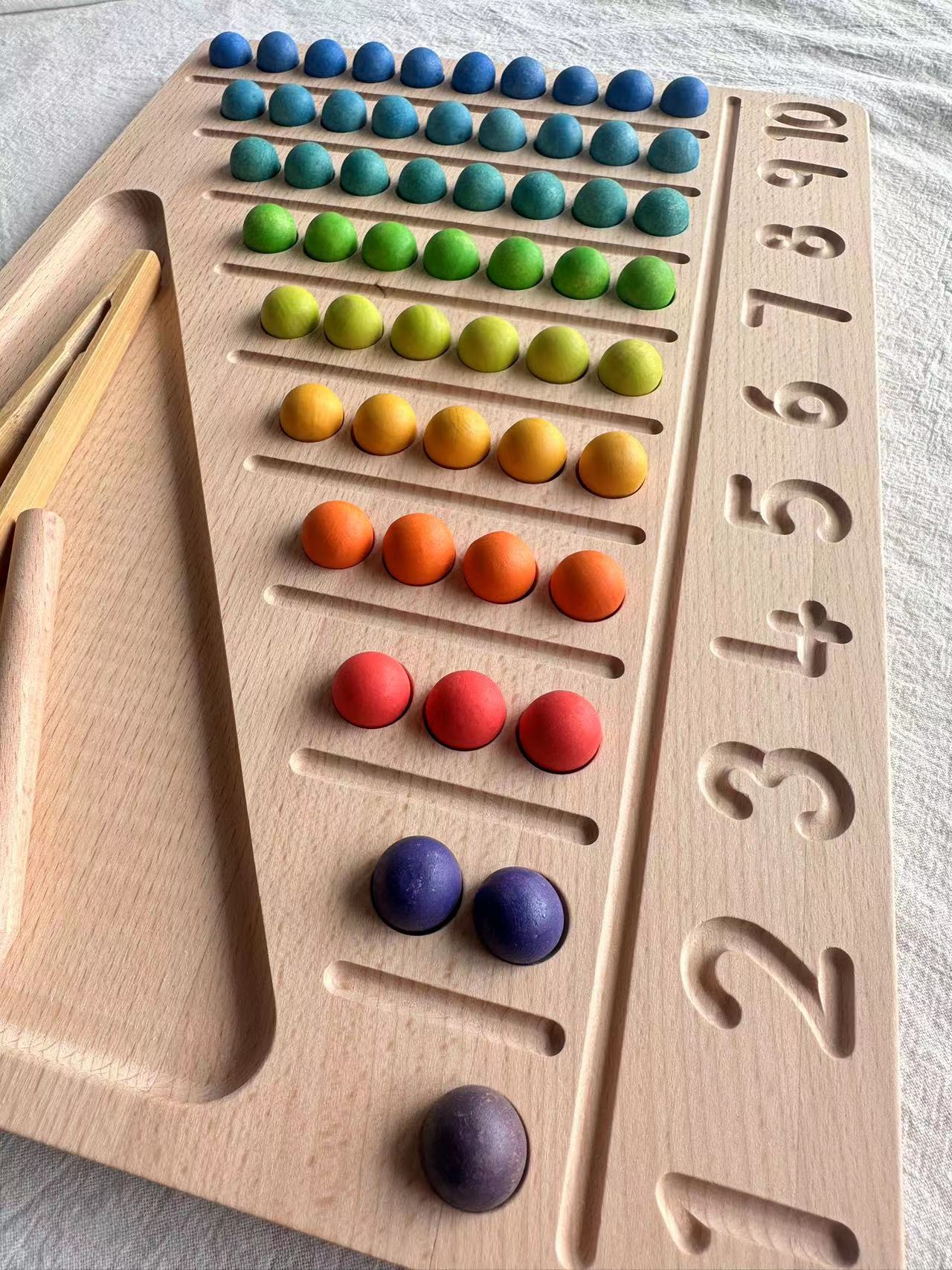 Montessori Sensory Wooden Toys - огляд і ціна Montessori Shelf Toy