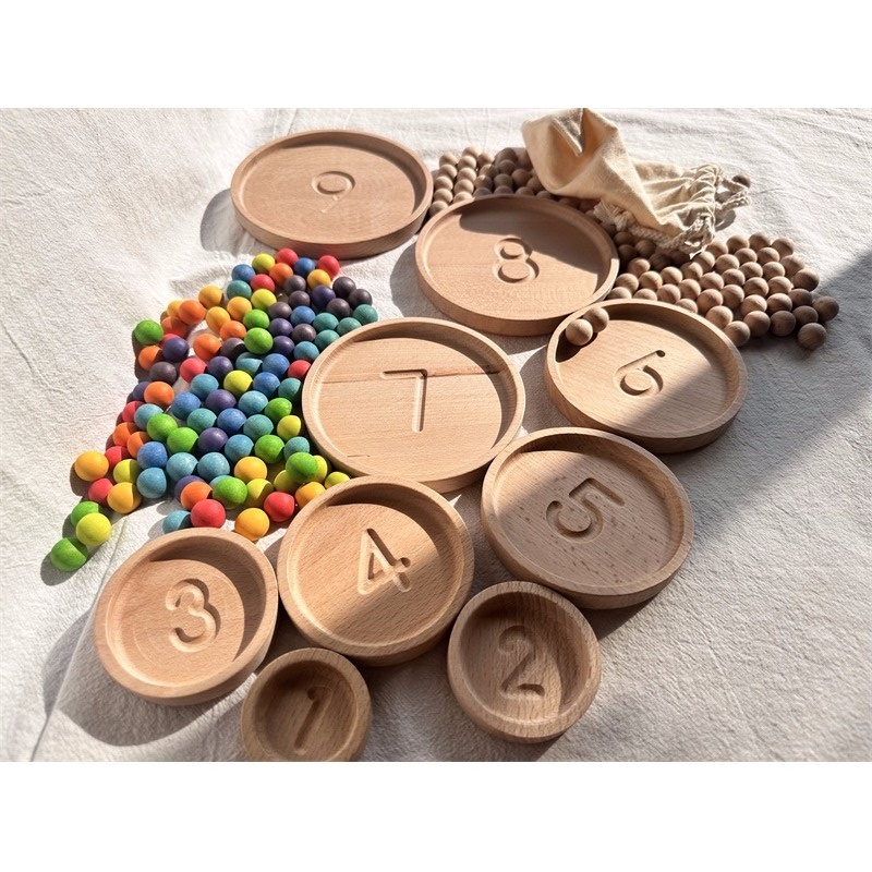 Montessori Sensory Wooden Toys - огляд і ціна Montessori Shelf Toy