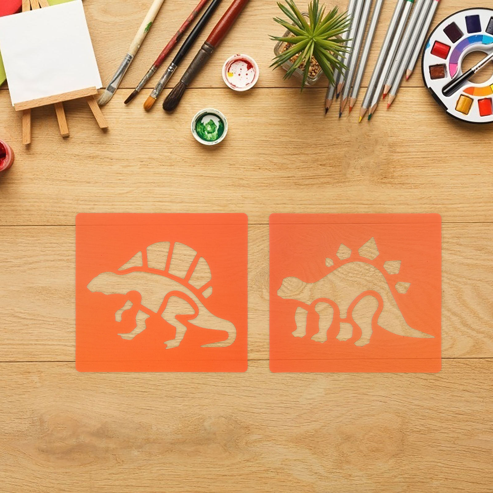 12Pcs Kids Animal Drawing Sten - огляд і ціна Kids Education Wallpaper