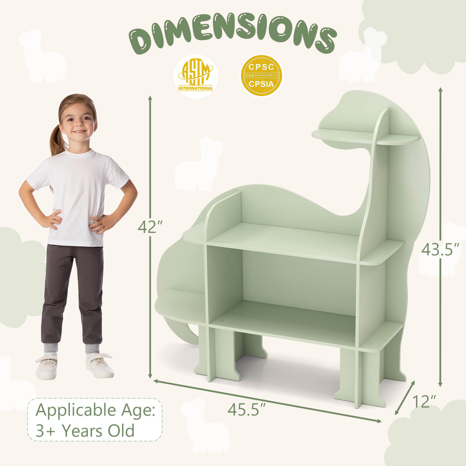 Hot Deal Item  Kids Bookshelf  - огляд і ціна Montessori Shelf Toy