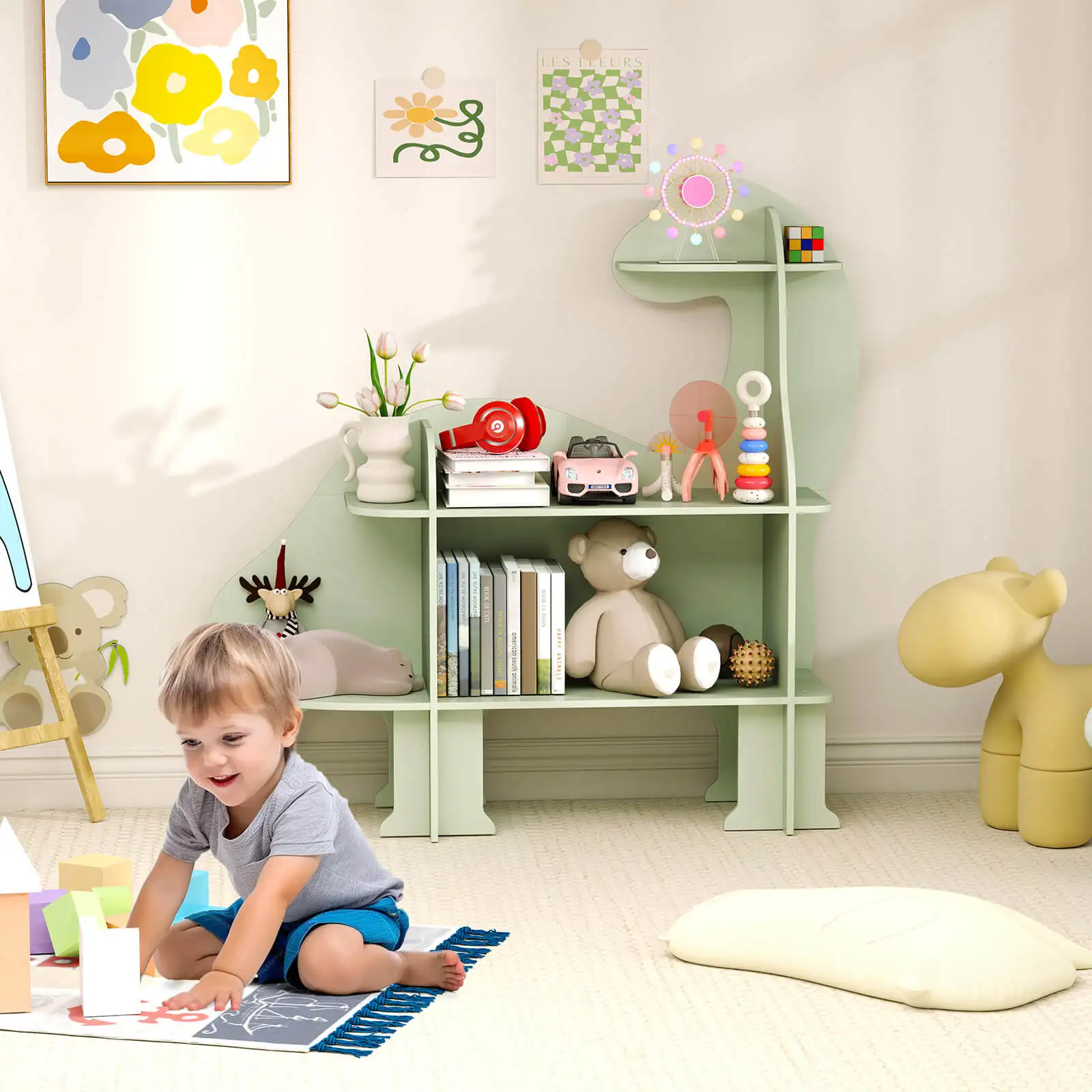 Hot Deal Item  Kids Bookshelf  - огляд і ціна Montessori Shelf Toy