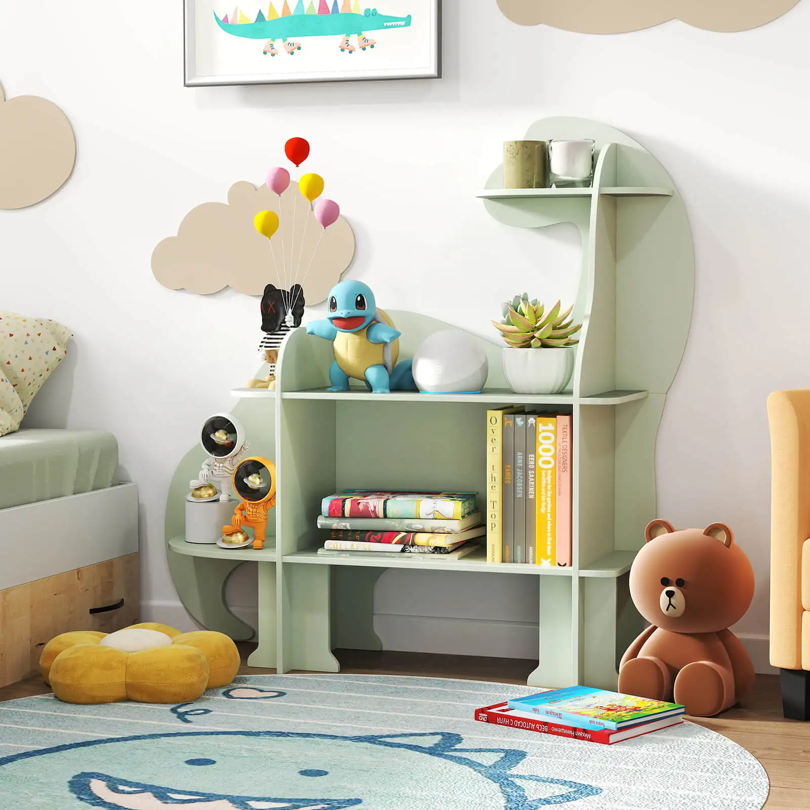 Hot Deal Item  Kids Bookshelf  - огляд і ціна Montessori Shelf Toy