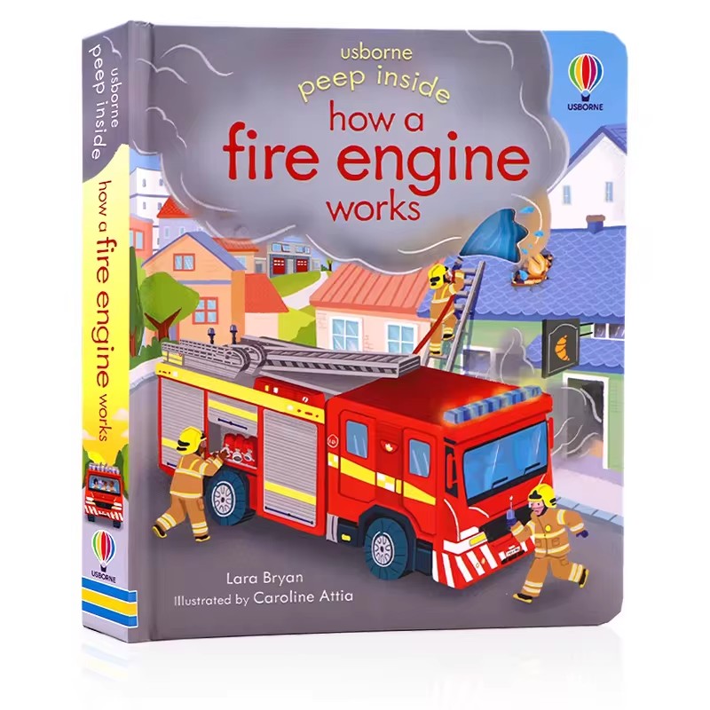 Usborne Peep Inside How A Fire - огляд і ціна Kid Educational