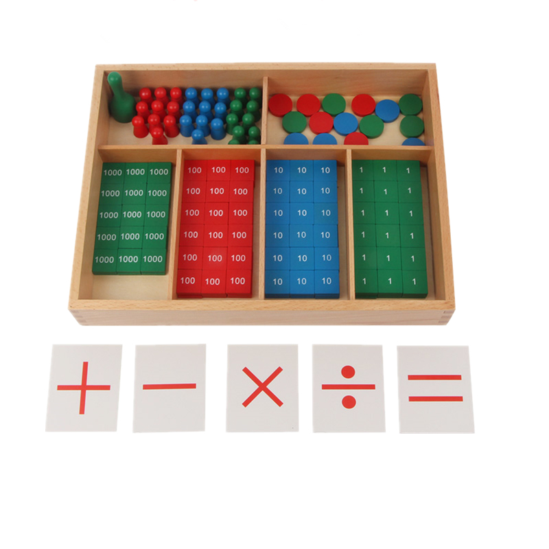 Montessori Math Toys Stamp Gam - огляд і ціна Kids Education Tools