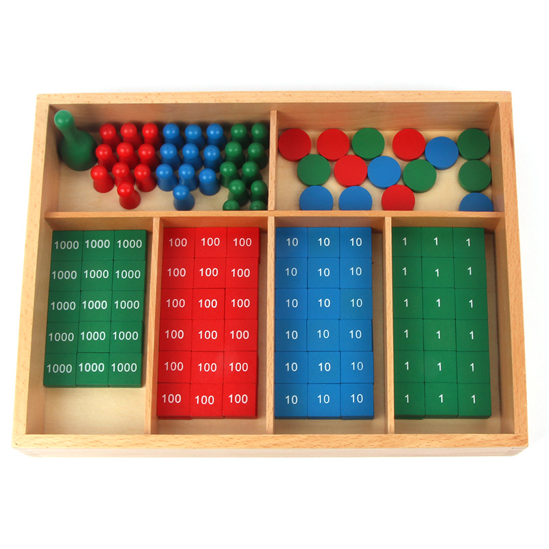 Montessori Math Toys Stamp Gam - огляд і ціна Kids Education Tools