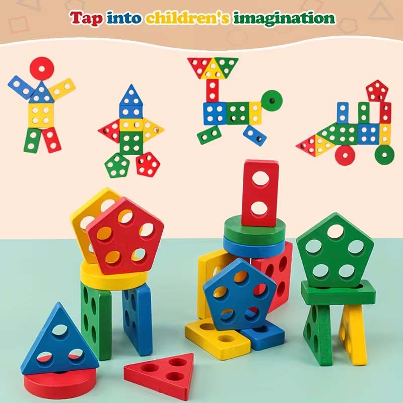 Montessori Wooden Games Baby T - огляд і ціна Kids Educational Game 2