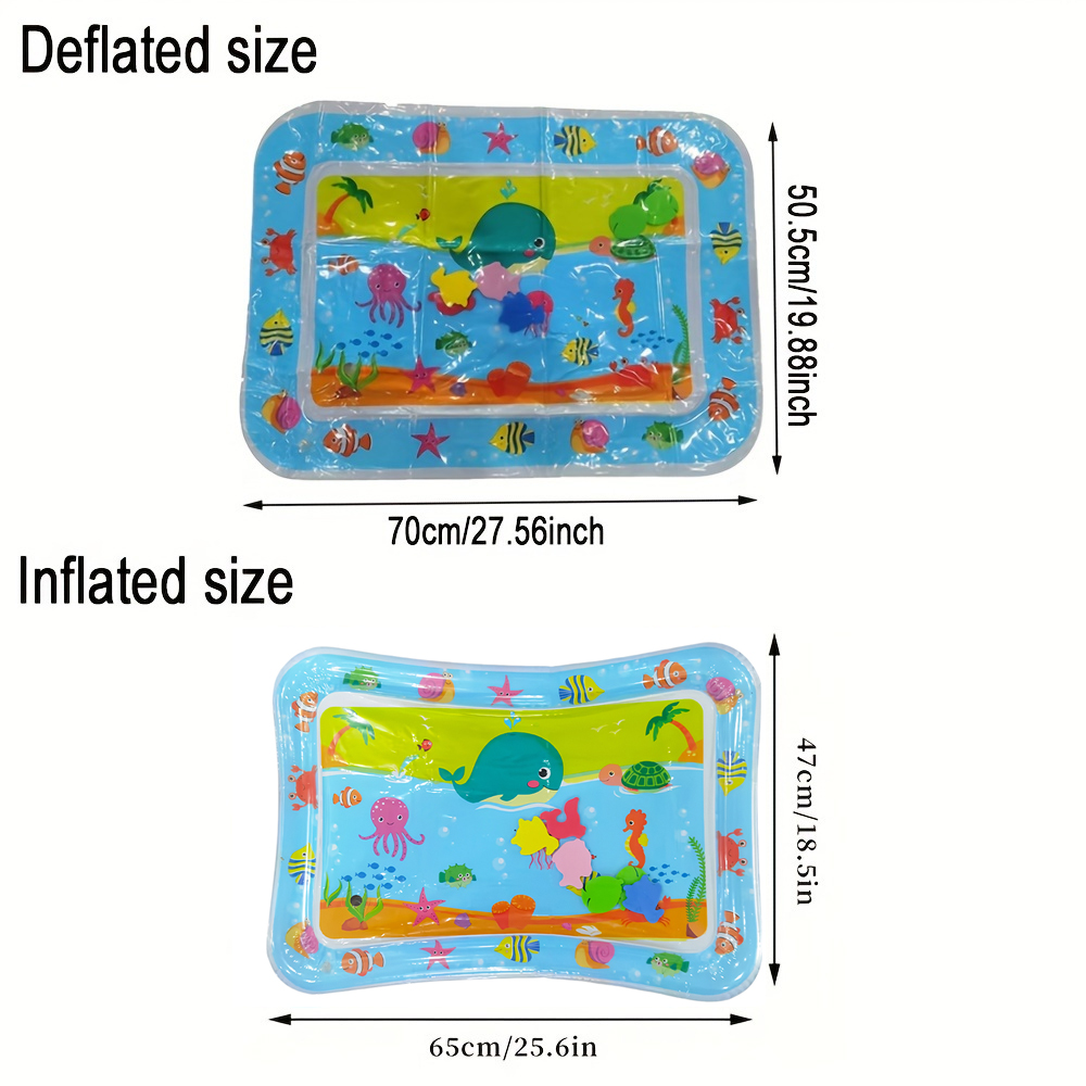 1pc Blue Whale Inflatable PVC  - огляд і ціна Kids Educational Mat