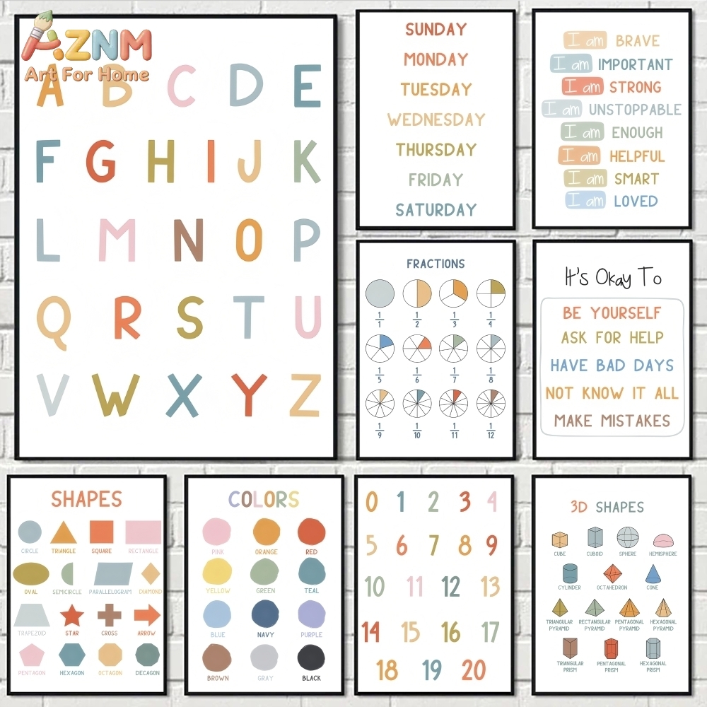 AZNM Educational Alphabet Numb - огляд і ціна Kids Education Learning