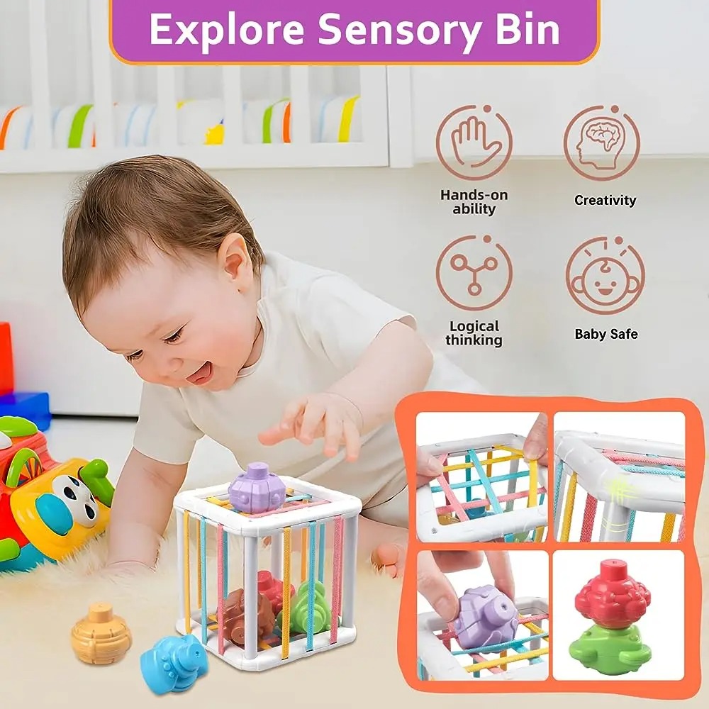 Rainbow Colorful Montessori Sh - огляд і ціна Kids Education Learning
