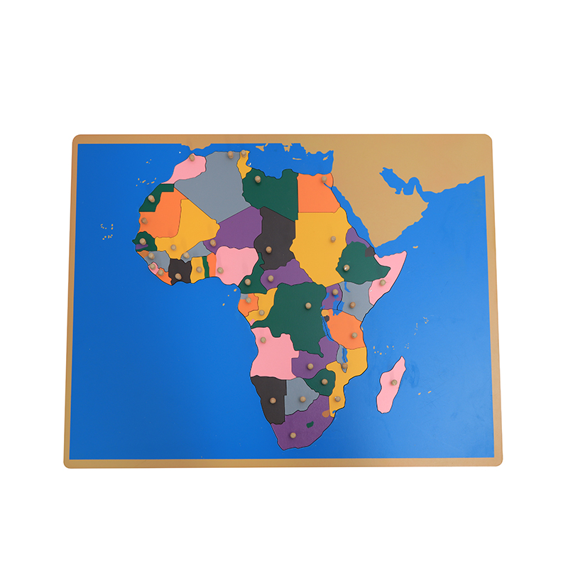 Wooden Map Puzzle of Africa Mo - огляд і ціна Kids Education Tools