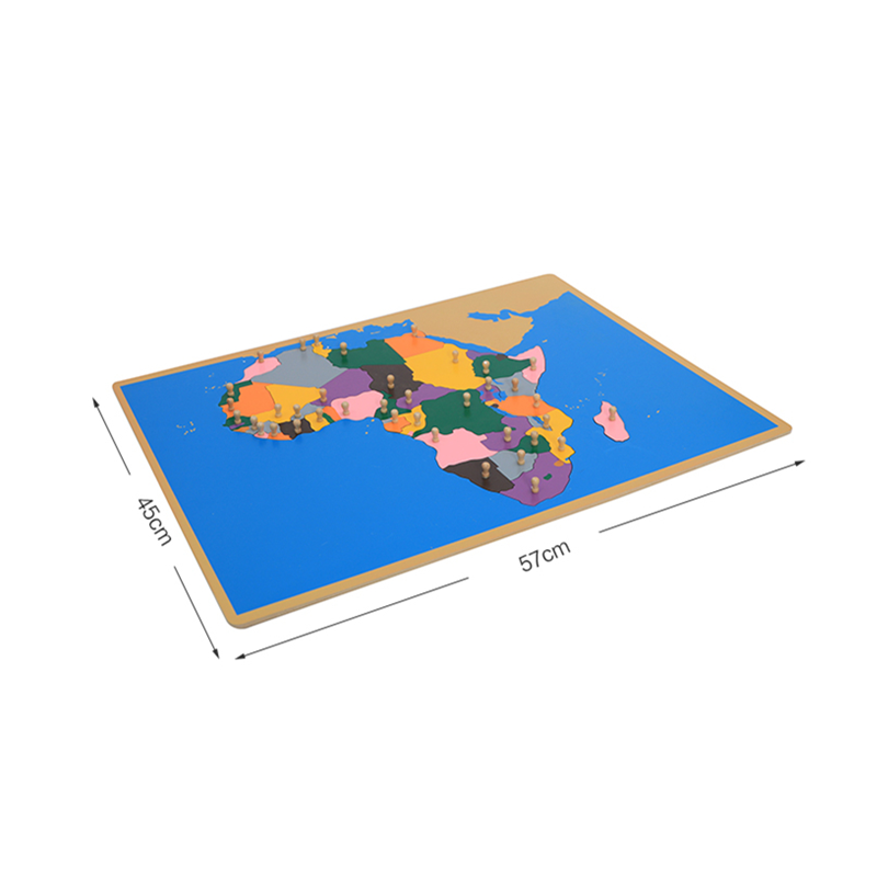 Wooden Map Puzzle of Africa Mo - огляд і ціна Kids Education Tools