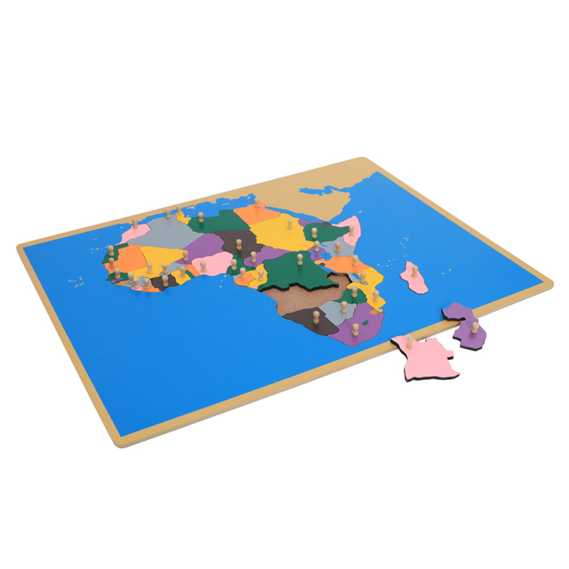 Wooden Map Puzzle of Africa Mo - огляд і ціна Kids Education Tools