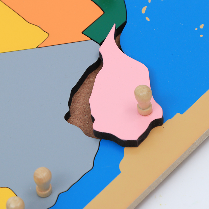 Wooden Map Puzzle of Africa Mo - огляд і ціна Kids Education Tools