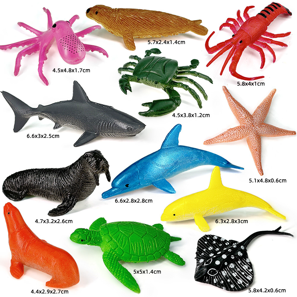 12pcs Ocean Sea Life Set Anima - огляд і ціна Kids Education App