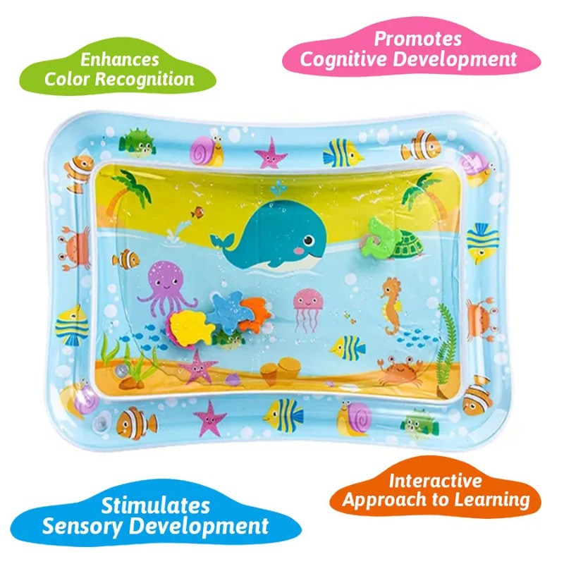 Baby Water Play Mat Inflatable - огляд і ціна Kids Educational Mat