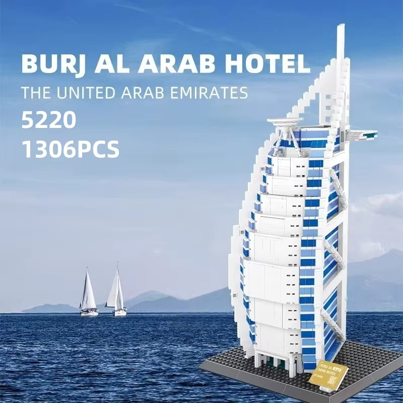 1306pcs Burjal Arab Hotel Duba - огляд і ціна Kids Education In Dubai