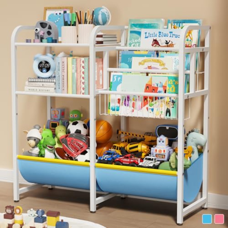 3 in 1 Bookshelf and Toy Stora - огляд і ціна Montessori Shelf Toy