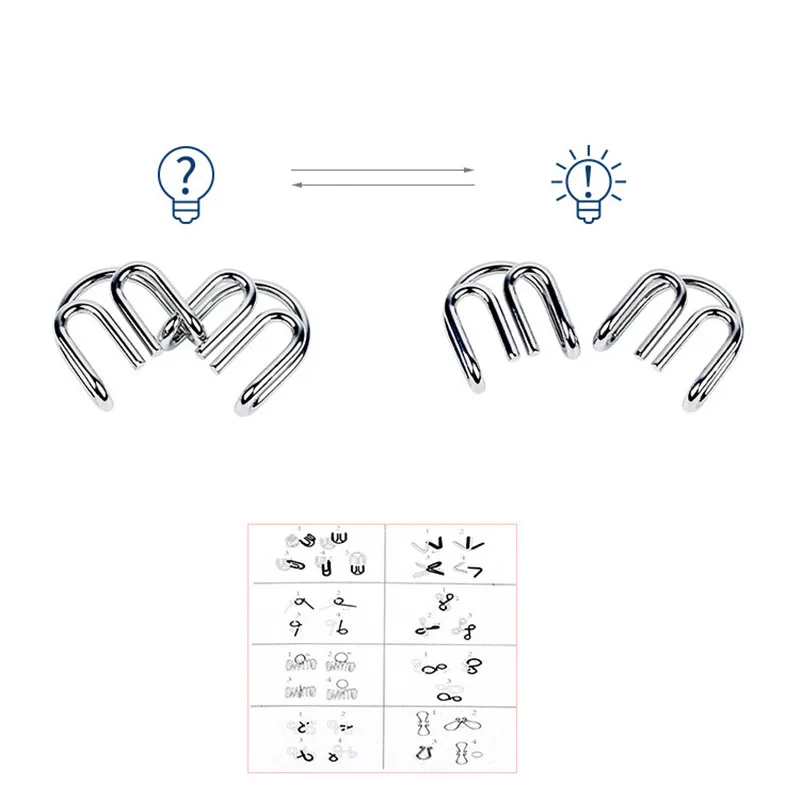 8PCS/Set Metal Montessori Wire - огляд і ціна Kids Education App