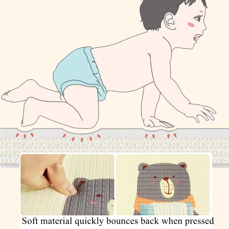 Baby Play Mat Thicken 1/0.5cm  - огляд і ціна Kids Education Bd