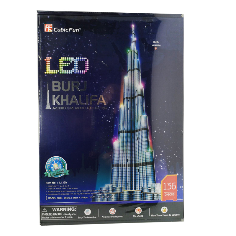 3d Puzzles 1.5m Dubai Burj Kha - огляд і ціна Kids Education In Dubai