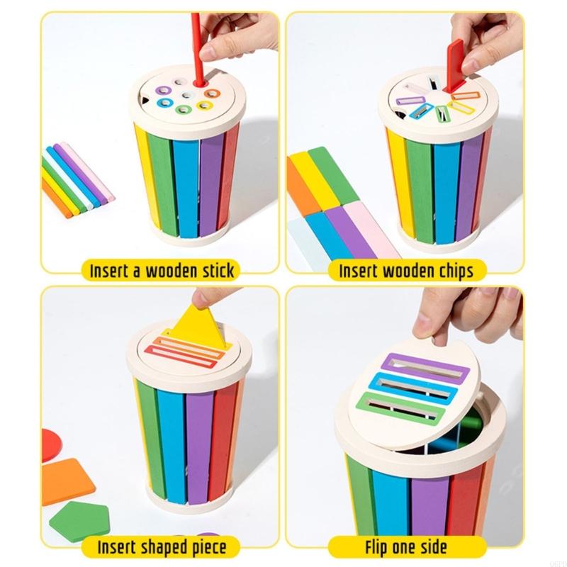 Educational Wooden Sorter Toy  - огляд і ціна Kids Educational Game 2