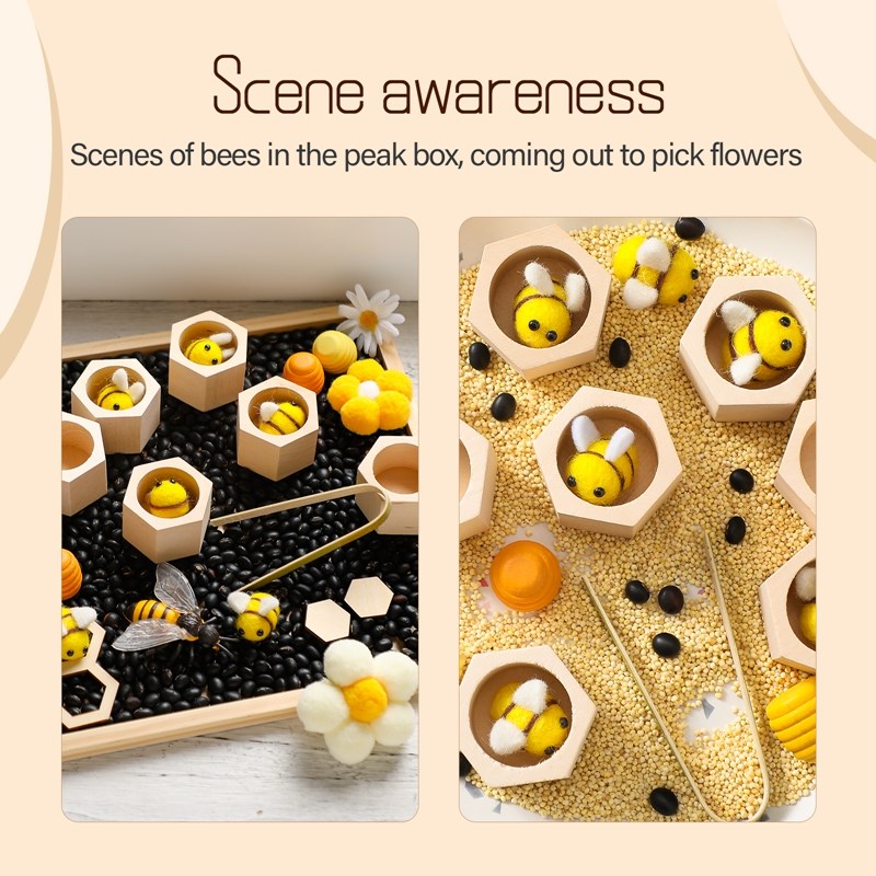 Sensory Bee Toys Newborn Fine  - огляд і ціна Montessori Shelf Toy
