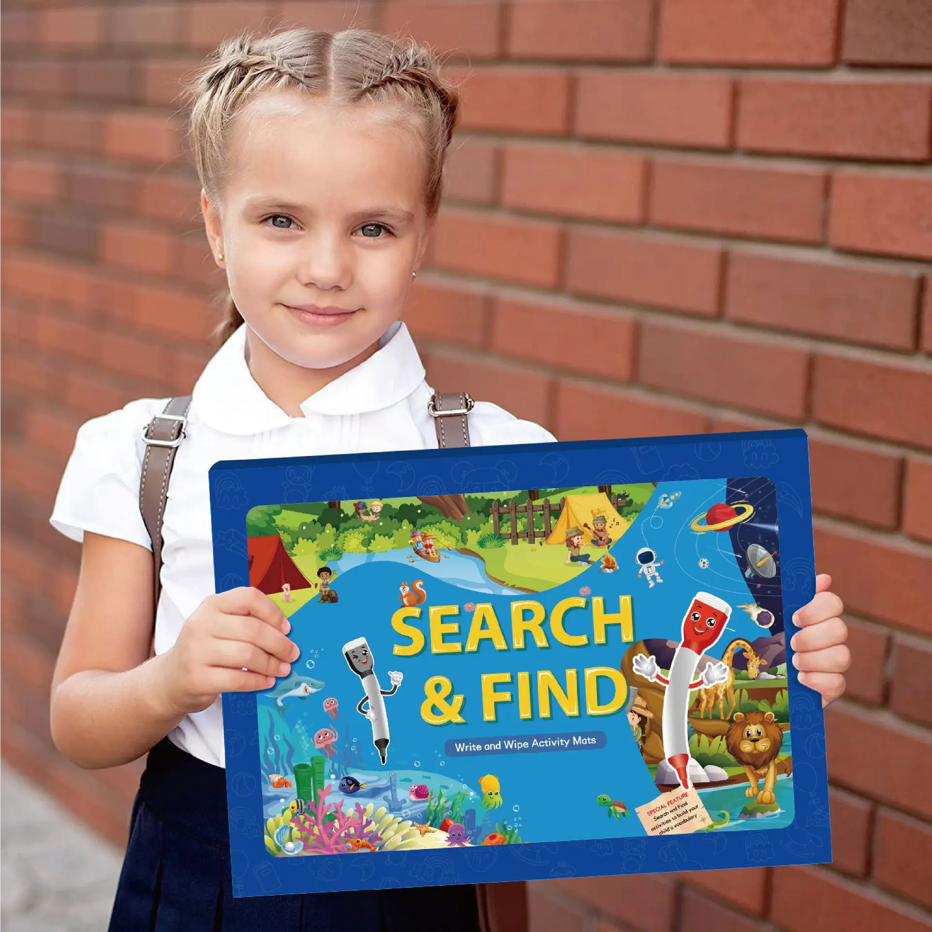 Montessori Search & Find Activ - огляд і ціна Kids Educational Mat