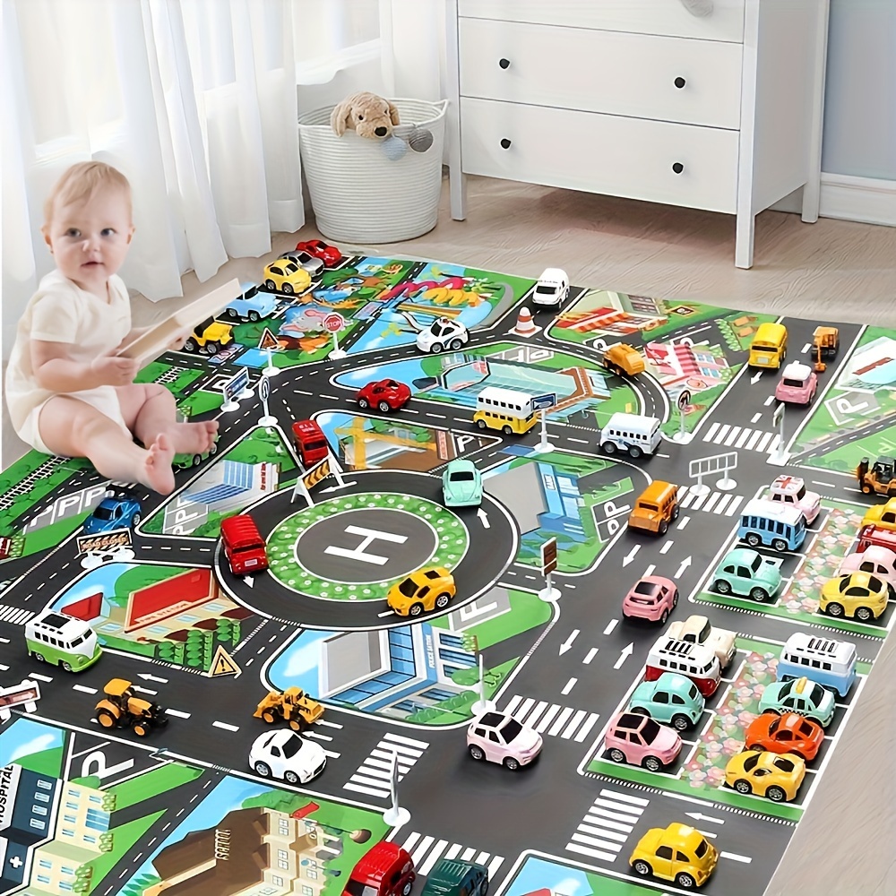 1pc, City Traffic Play Mat, La - огляд і ціна Kids Educational Mat