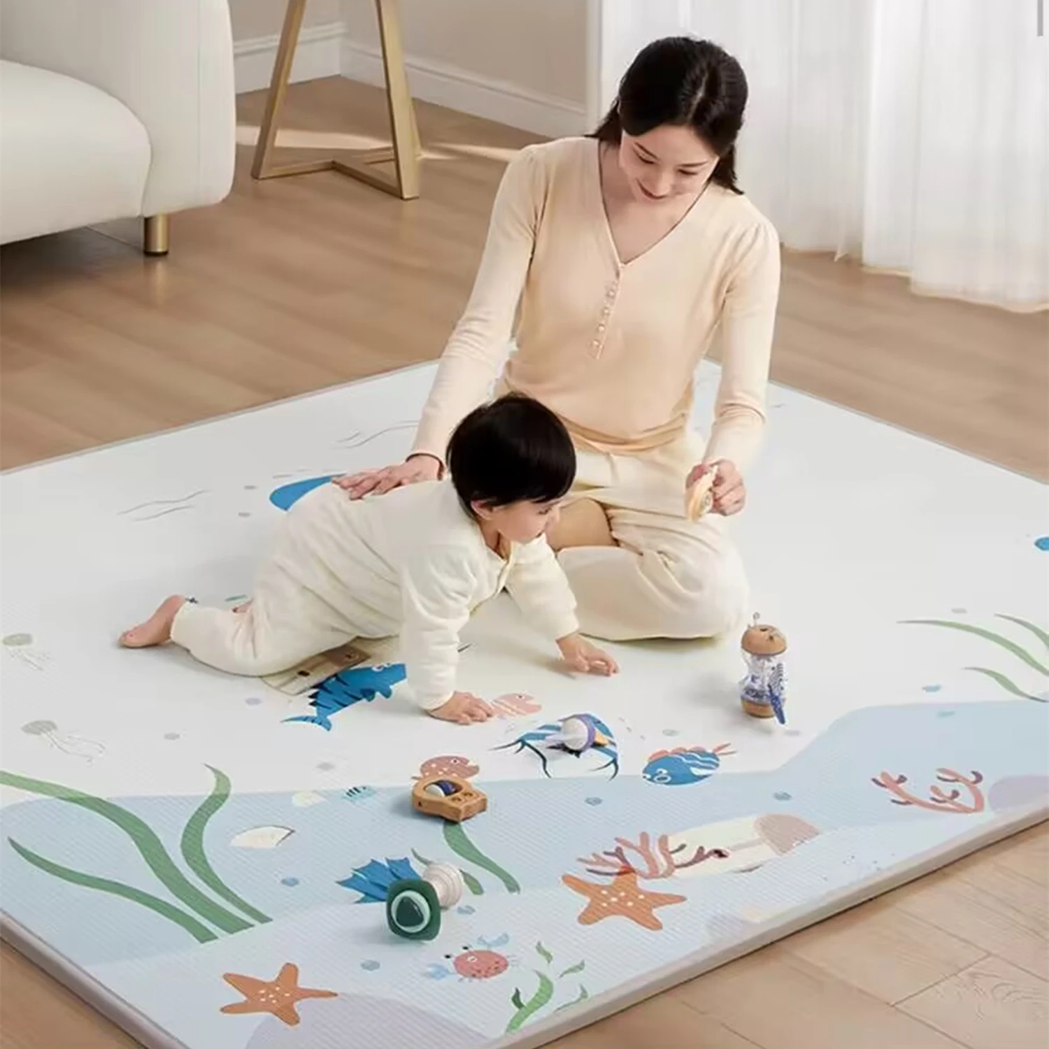 Waterproof Thick 1cm Baby Play - огляд і ціна Kids Education Bd