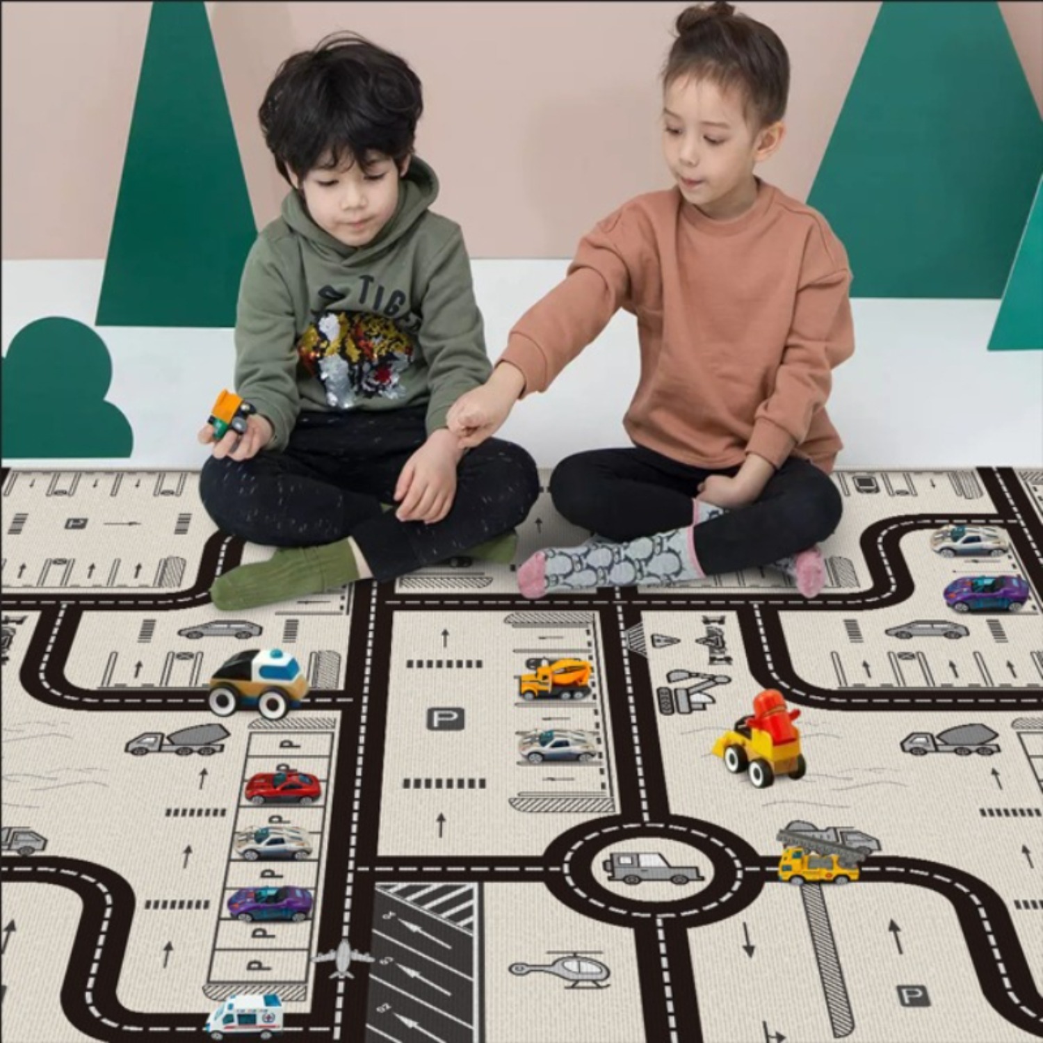Foldable Baby Play Mat Childre - огляд і ціна Kids Educational Mat