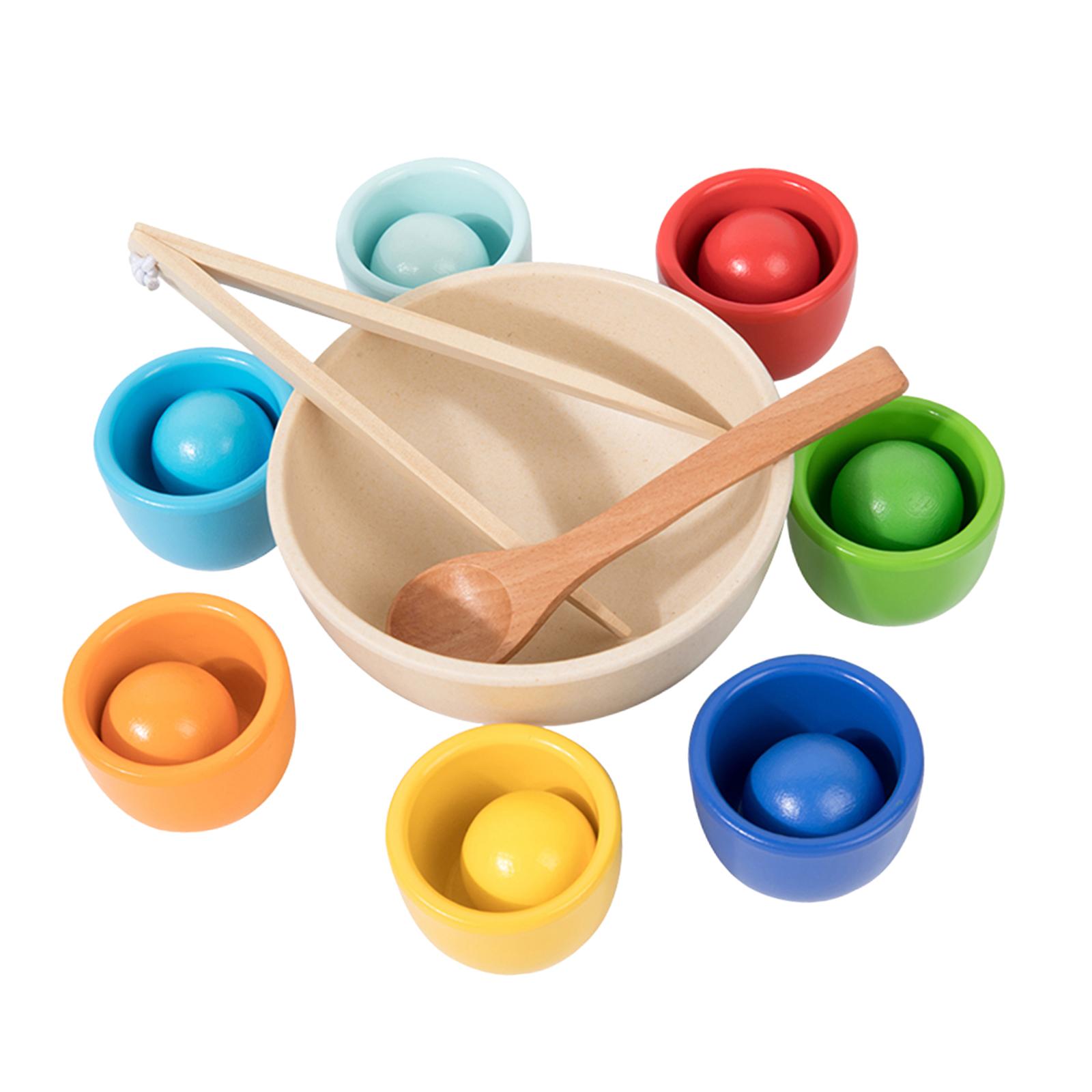 Balls in Cups Montessori Toys  - огляд і ціна Kids Educational Game 2