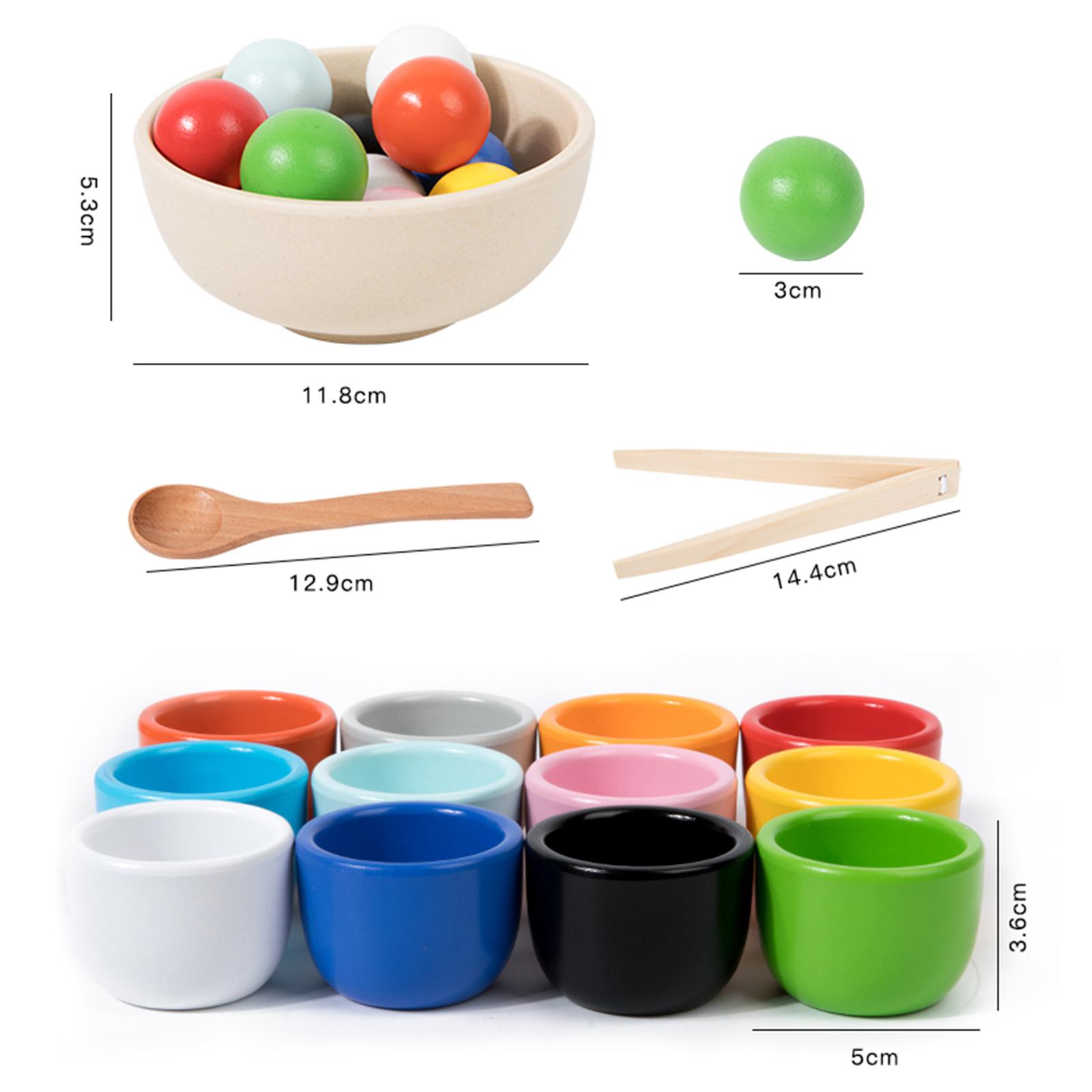 Balls in Cups Montessori Toys  - огляд і ціна Kids Educational Game 2