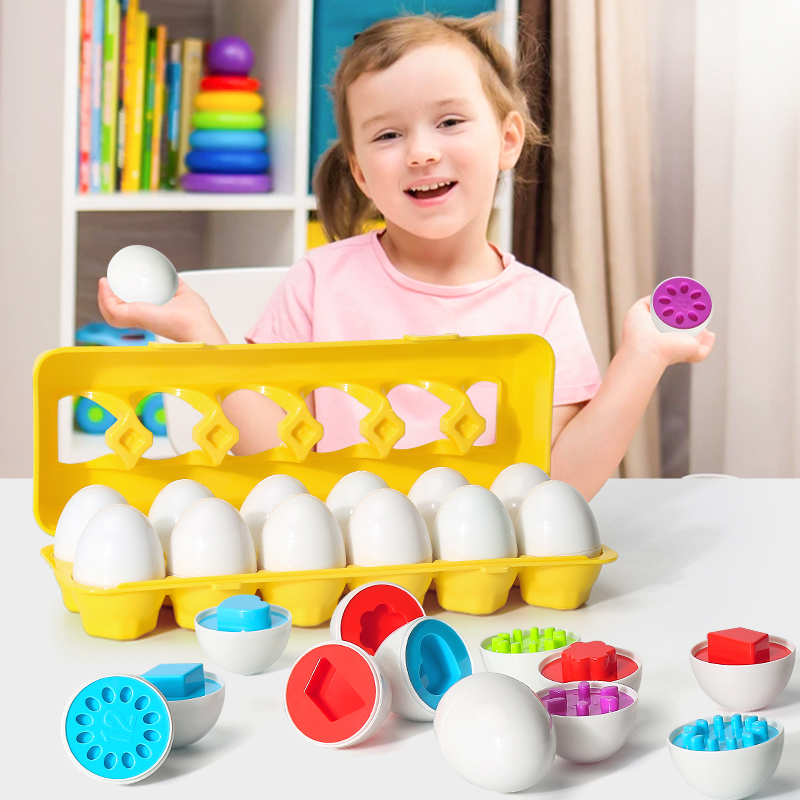 Eggs Screws 3D Puzzle Montesso - огляд і ціна Montessori Shelf Toy