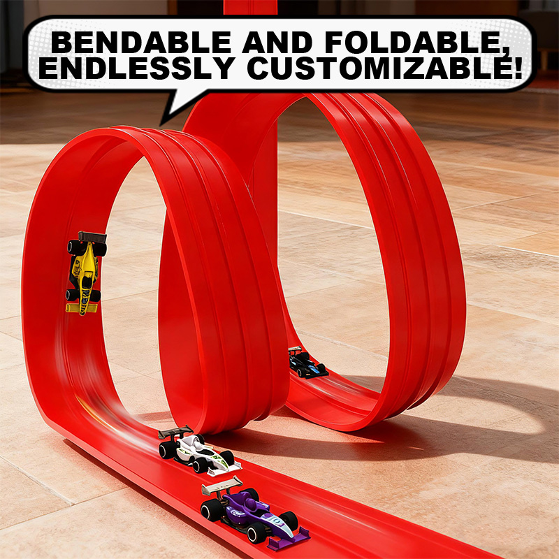 Free-assembly track car | Flex - огляд і ціна Kids Educational Gadget