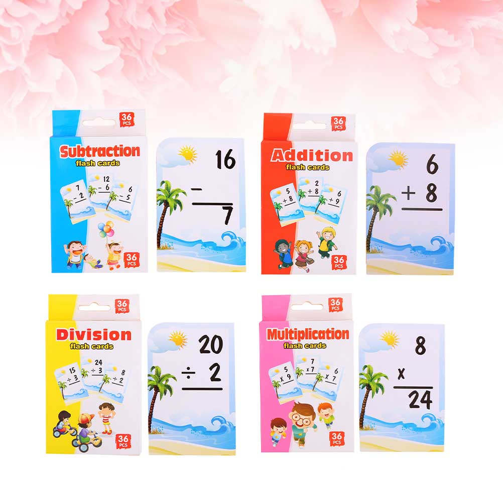 4 Boxes Childrens Math Study C - огляд і ціна Kids Education Tools