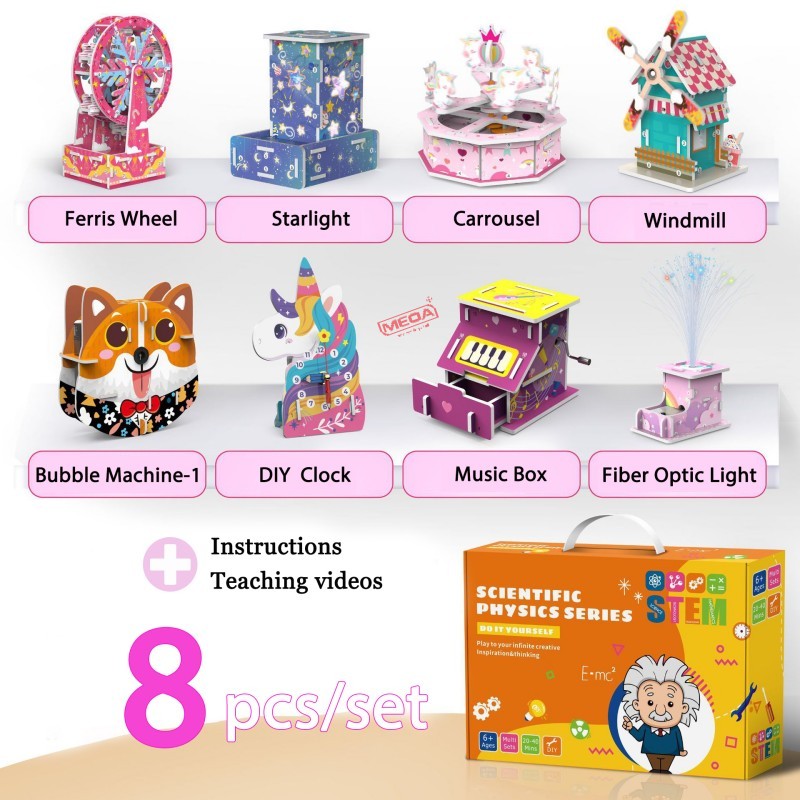 8in1 STEM Projects Activity Cr - огляд і ціна Kids Education Courses