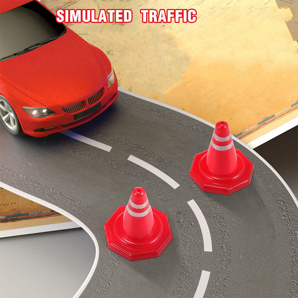 24Pcs Mini Traffic Cones Red P - огляд і ціна Kid Educational