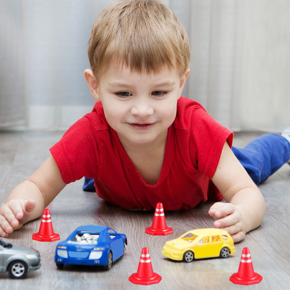 24Pcs Mini Traffic Cones Red P - огляд і ціна Kid Educational