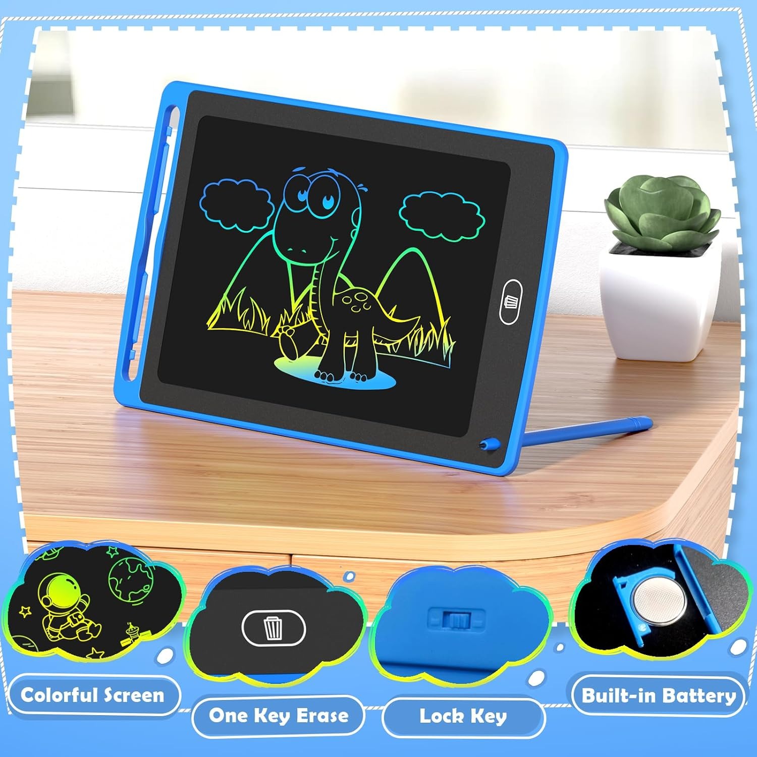 Pack LCD Writing Tablet for Ki - огляд і ціна Kids Education Learning