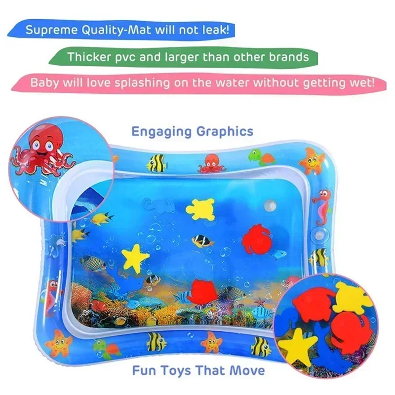 Baby Water Play Mat PVC Inflat - огляд і ціна Kids Educational Mat