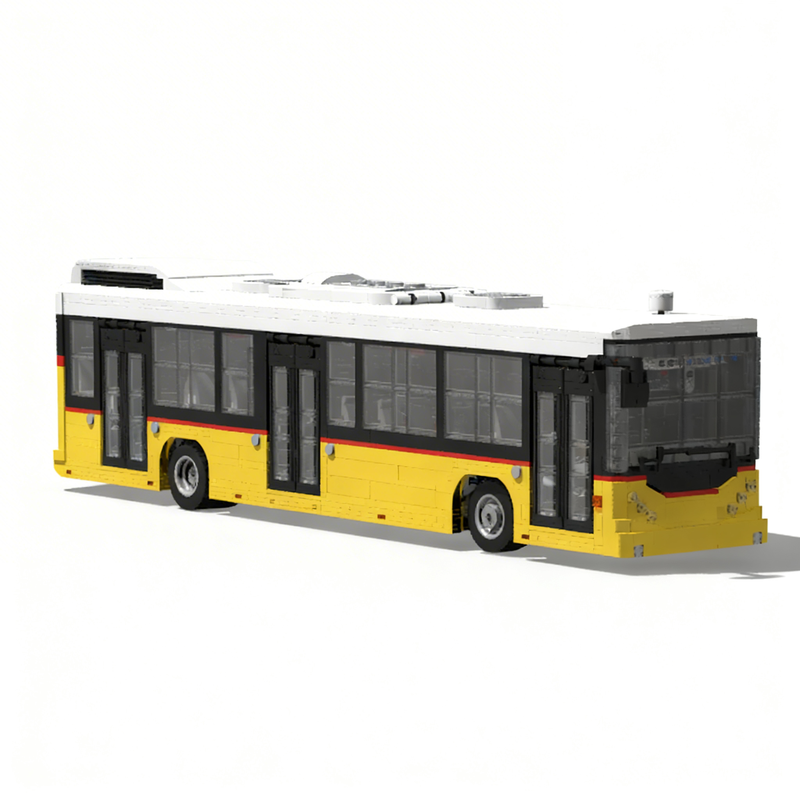 3086pcs MOC Postbus Hess BD N1 - огляд і ціна Kids Education Bd